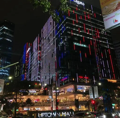 아파트 Uptown Parksuites Bgc 1br, Hi Flr Great View Fr Balcony With Washer *