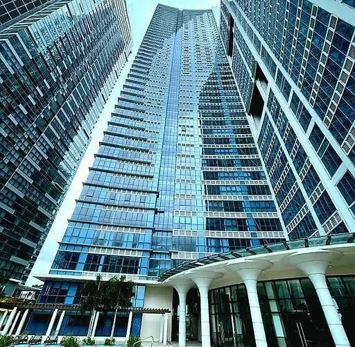아파트 Uptown Parksuites Bgc 1br, Hi Flr Great View Fr Balcony With Washer 마닐라