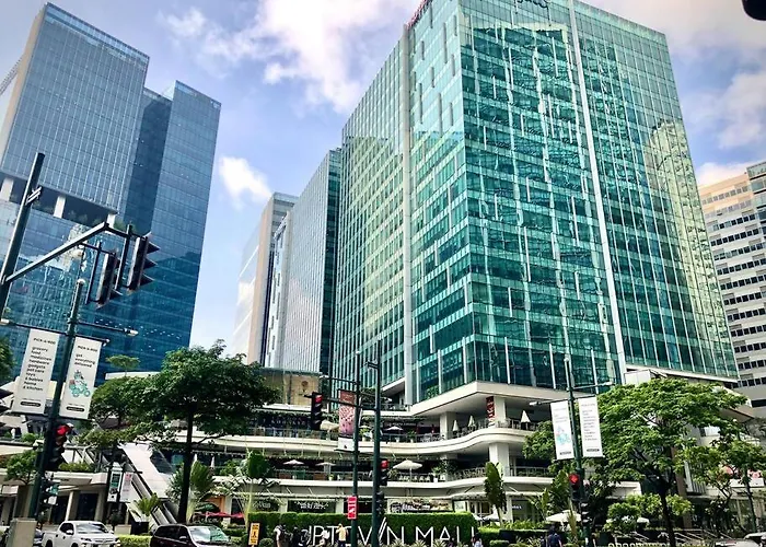아파트 Uptown Parksuites Bgc 1br, Hi Flr Great View Fr Balcony With Washer *