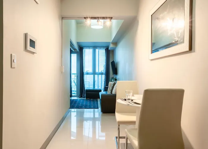 Uptown Parksuites Bgc 1br, Hi Flr Great View Fr Balcony With Washer 아파트 *