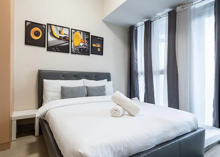 Uptown Parksuites Bgc 1br, Hi Flr Great View Fr Balcony With Washer 아파트 마닐라