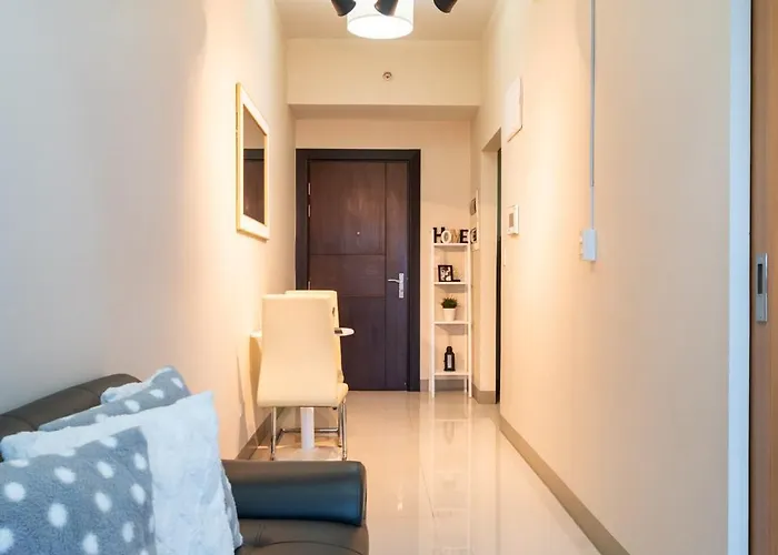 아파트 Uptown Parksuites Bgc 1br, Hi Flr Great View Fr Balcony With Washer *